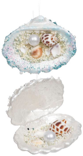 Mark Roberts Jeweled Oyster Shell Christmas Tree Ornament