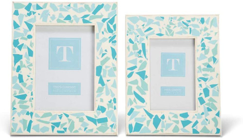 Two's Company Terrazzo Inlay Photo Frame