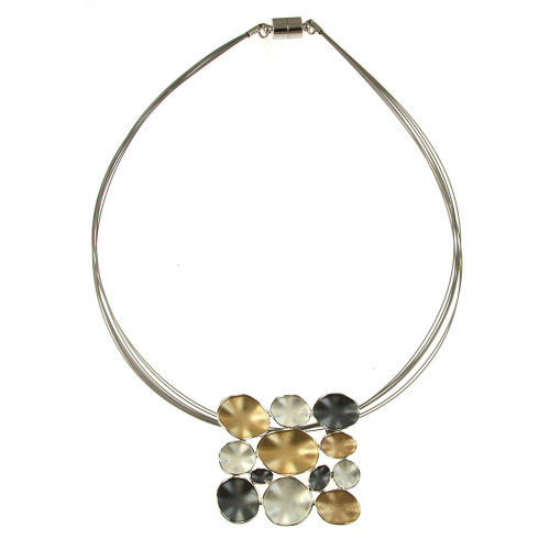 Origin Clusters Square Pendant Necklace