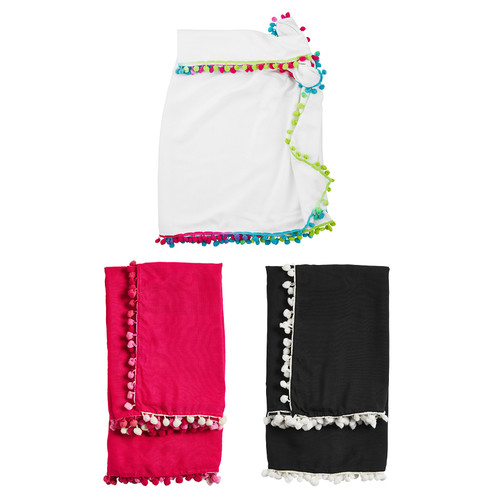 Mud Pie Pom Pom Sarong Wrap