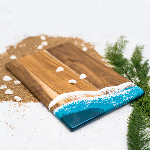 Acacia Wood and Resin Bread Board