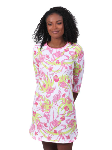 AnaClare Flamingo Park Sweet T-Shirt Dress