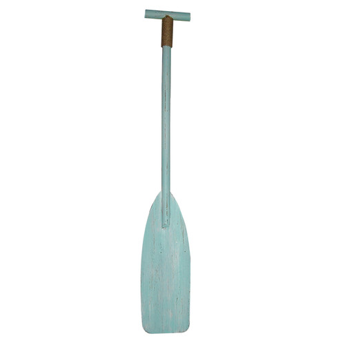 Seafoam Green Wood Boat Oar Wall Art