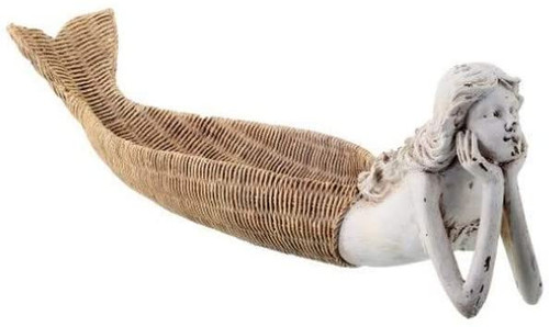 Mermaid Wicker Cracker Tray