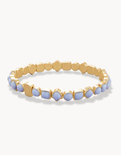 Spartina 449 Maera Blue Chalcedony Stretch Bracelet