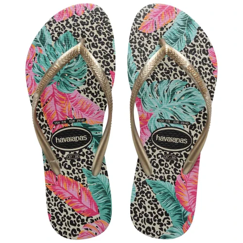 Havaianas Slim Animal Floral Flip Flops