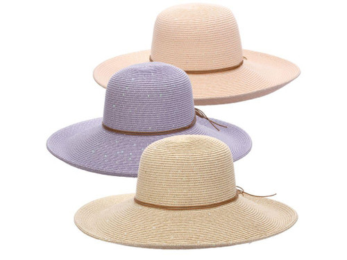 Waverly Sequin Sparkle Brimmed Hat
