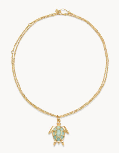 Spartina 449 Green Sea Turtle Amazonite Necklace