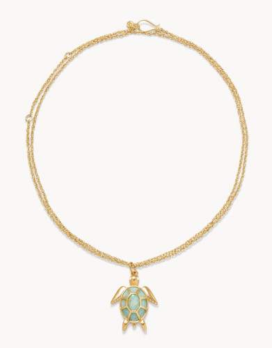 Spartina 449 Green Sea Turtle Amazonite Necklace