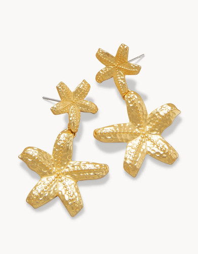 Spartina 449 Star Of The Sea Gold Earrings  