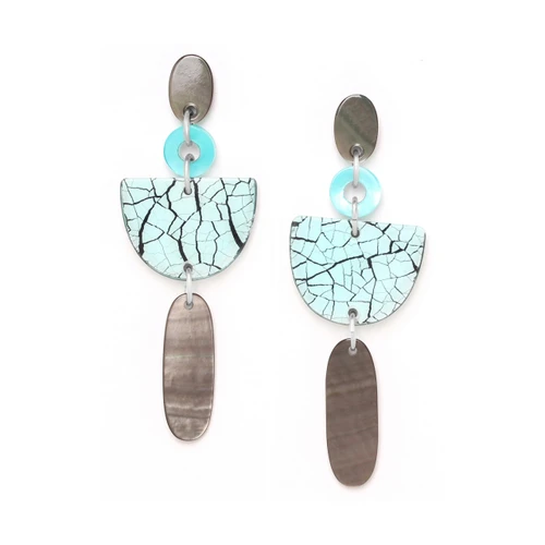 Nature Bijoux Curacao Long Dangle Earrings