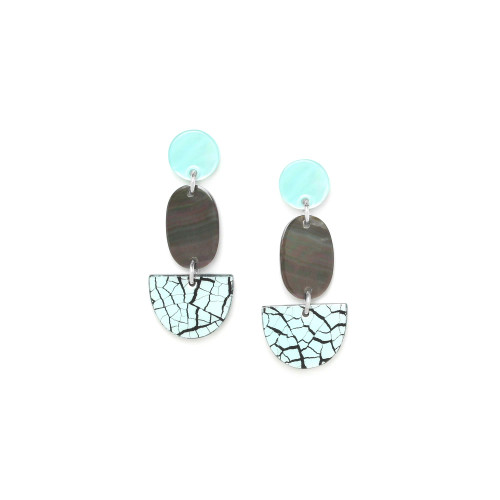 Nature Bijoux Curacao 3 Shapes Dangle Earrings