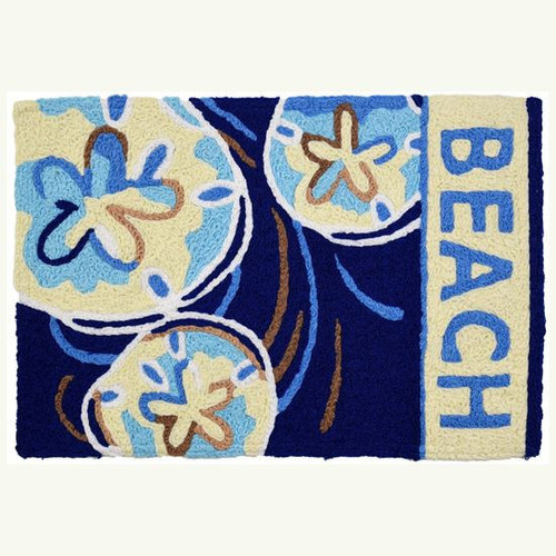Jellybean Sand Dollars Beach Floor Accent Rug