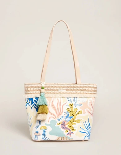 Spartina 449 Mermaid Sea Freeport Tote Bag