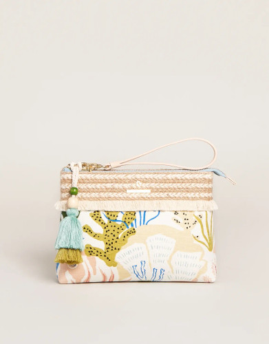 Spartina 449 Mermaid Sea Maci Wristlet Clutch Purse