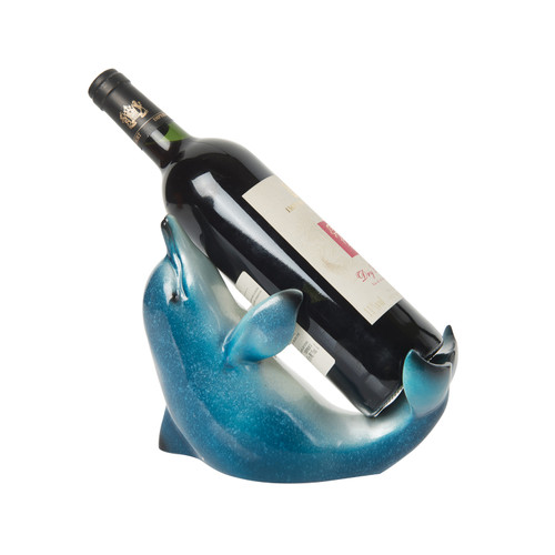 Blue Dolphin Wine Bottle Holder
