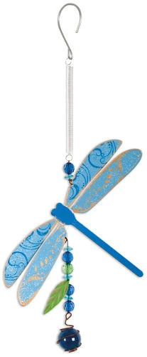 Sunset Vista Blue Dragonfly Bouncy Spring Dangler
