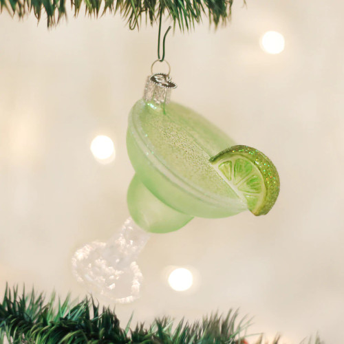 Old World Christmas Margarita Glass Tree Ornament Old World Christmas Margarita Glass Tree Ornament