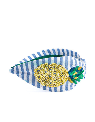 Namjosh Striped Pineapple Headband