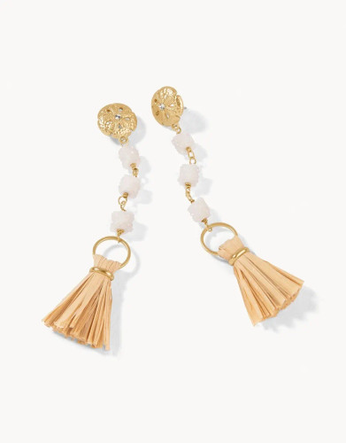 Spartina 449 Oldfield Druzy Dangle Earrings 