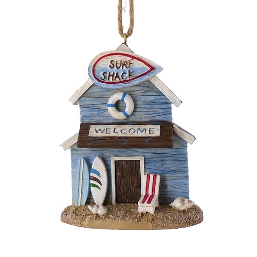 Surf Shack Christmas Tree Ornament