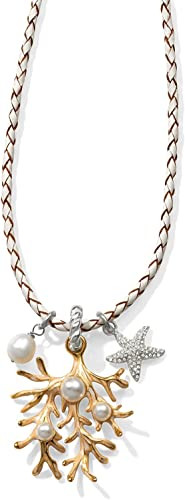 Brighton Sea Dreamer Gold Coral Long Necklace