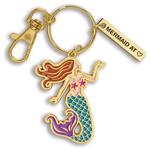 Cape Shore Mermaid At Heart Key Chain Clip Ring