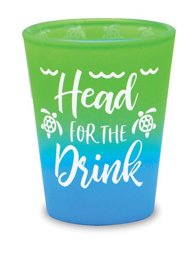 Cape Shore Turtle Head For The Drink Velvety Smooth Shot Glass  