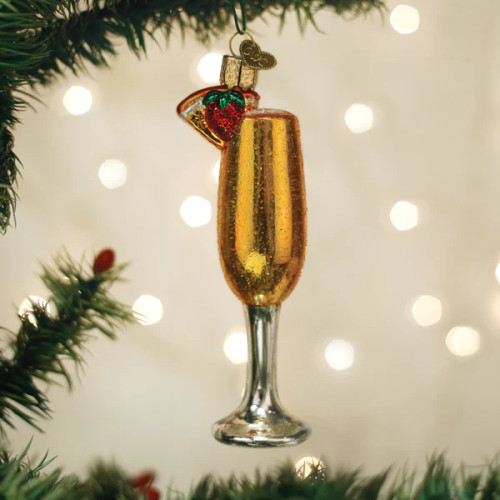 Old World Christmas Mimosa Glass Tree Ornament Old World Christmas Mimosa Glass Tree Ornament