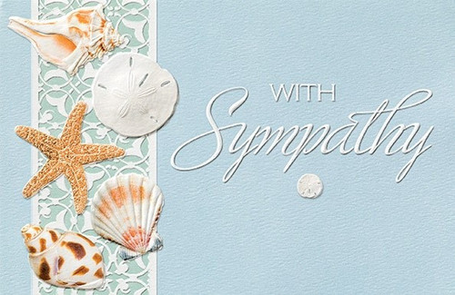 Sea Shell Soiree Sympathy Card
