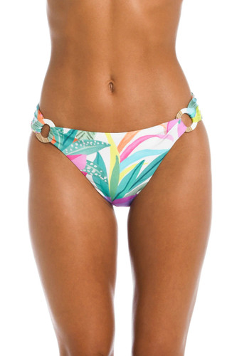Sunshine 79 Fantasy Vacation Side Shirred Hipster Swim Bottoms