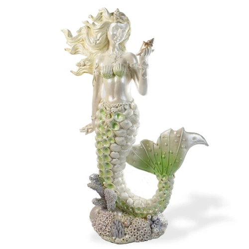 Seashell Tail Mermaid Figurine