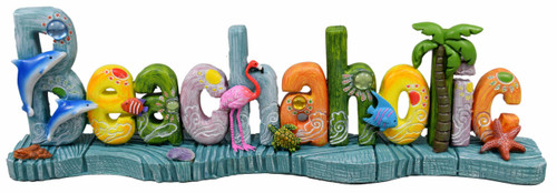 Beachaholic Word Tabletop Decor Sign