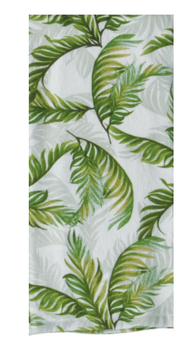 Kay Dee Palm Fronds Cove Terry Kitchen Towel