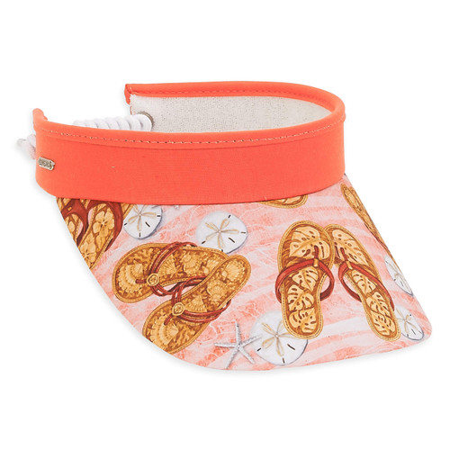 Sun N Sand Paul Brent Flip Flops Sun Visor