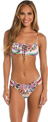 Sunshine 79 Multicolor Flora Festival Bralette Top