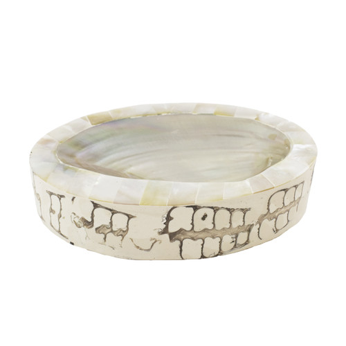 Capiz Shell Trinket or Soap Dish