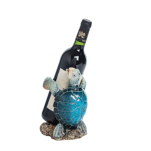 Blue Turtle Wine Bottle Holder