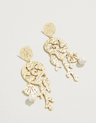Spartina 449 Gold Seaside Dangle Earrings  