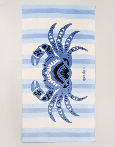 Spartina 449 Blue Crab Beach Towel