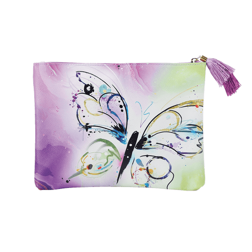 Izzy and Oliver Color Splash Cosmetic Zip Bag Pouch
