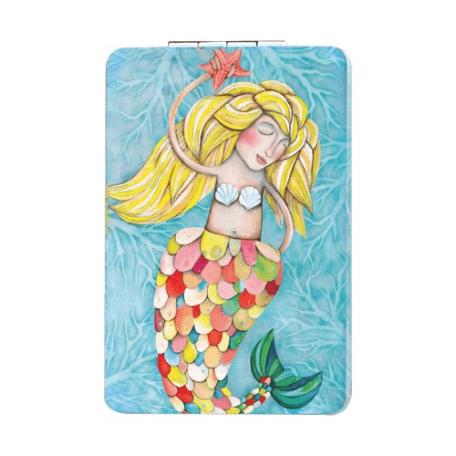 Allen Designs Whimsical Mermaid Compact Mirror