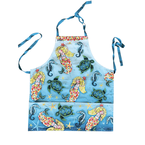 Allen Designs Under The Sea Mermaid Bib Apron