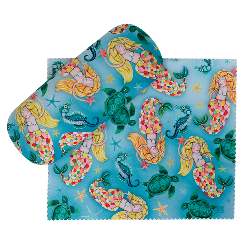 Allen Designs Under The Sea Mermaid Eyeglasses Case Set