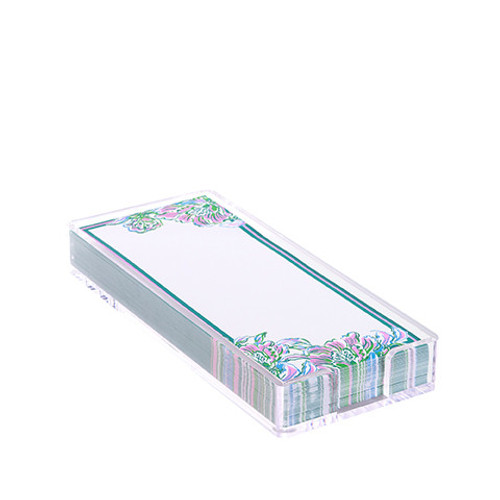 Lilly Pulitzer Acrylic Holder Note Paper Set
