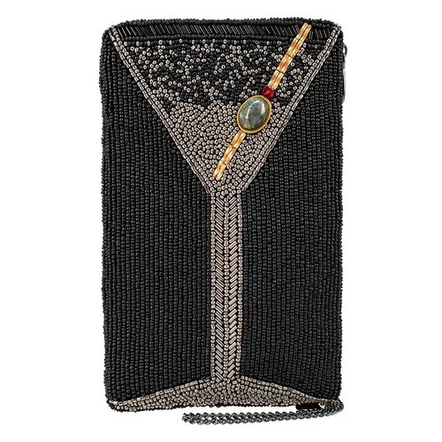 Mary Frances Make It Dirty Martini Crossbody Phone Pouch Purse
