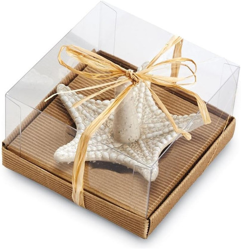 Mud Pie Pearlized Ceramic Starfish Ring Holder