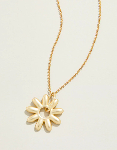 Spartina 449 Spinning Daisy Slide Long Gold Necklace