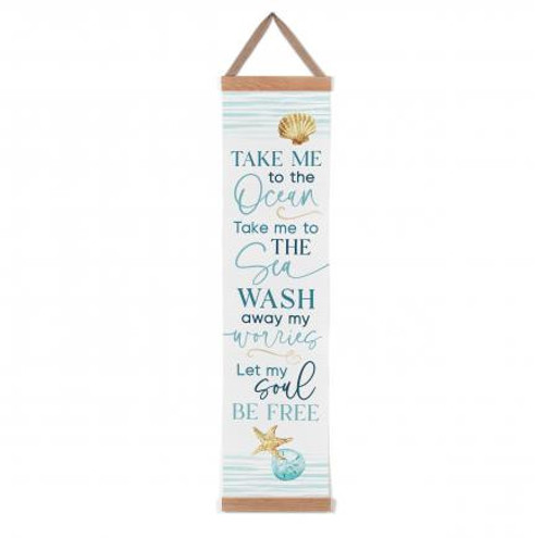 Take Me To The Ocean Large Banner Wall Art Sign