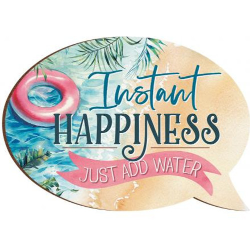 Instant Happiness Beach Refrigerator Magnet  